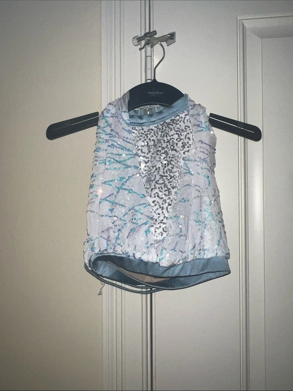 Weissman Light Blue and Silver Dance Costume I Try MC